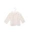 A Ivory Long Sleeve Tops from Bonpoint in size 6-12M for girl. (Front View)