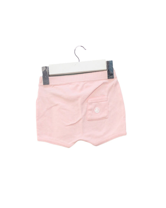 A Pink Shorts from Petit Bateau in size 3-6M for girl. (Back View)