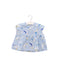 A Blue Short Sleeve Tops from Petit Bateau in size 3-6M for girl. (Front View)