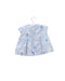 A Blue Short Sleeve Tops from Petit Bateau in size 3-6M for girl. (Back View)