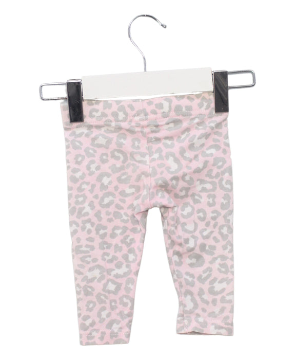 A Pink Leggings from Seed in size 0-3M for girl. (Back View)