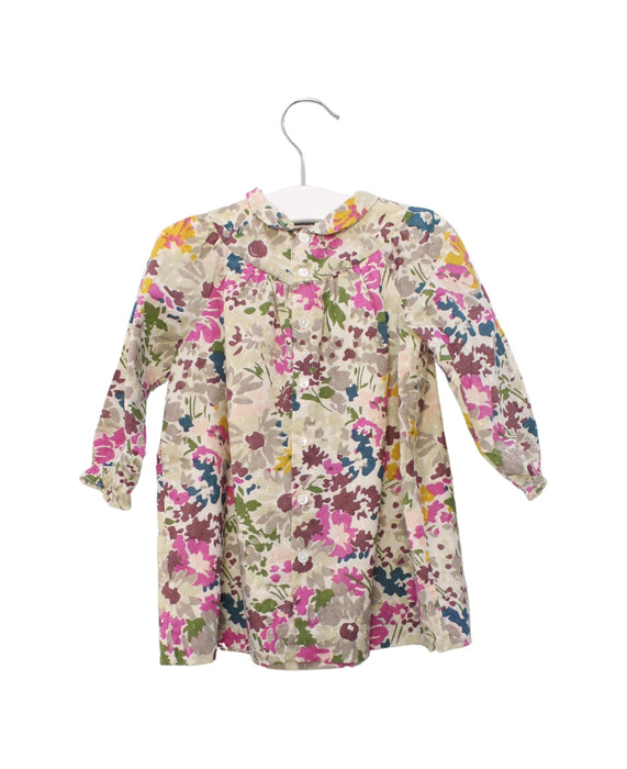 A Multicolour Long Sleeve Dresses from Bonpoint in size 6-12M for girl. (Back View)