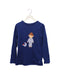 A Navy Long Sleeve Tops from Jacadi in size 10Y for boy. (Front View)