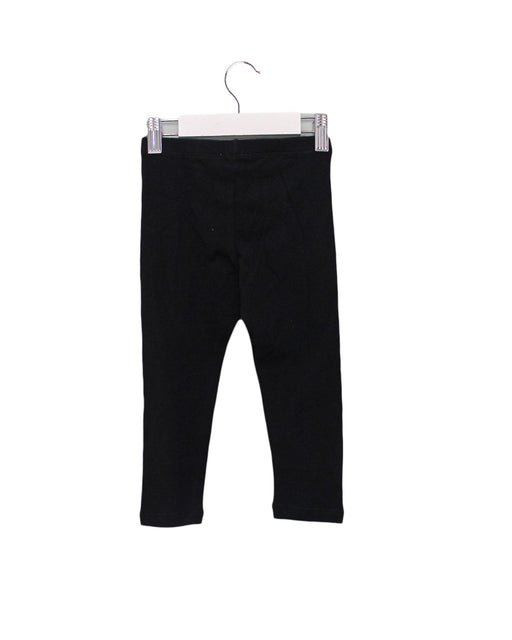 A Black Leggings from Il Gufo in size 4T for girl. (Back View)