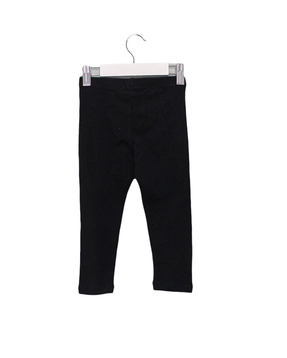 A Black Leggings from Il Gufo in size 4T for girl. (Back View)