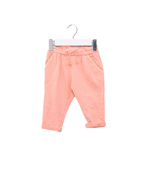 A Pink Sweatpants from Chloe in size 3-6M for girl. (Front View)