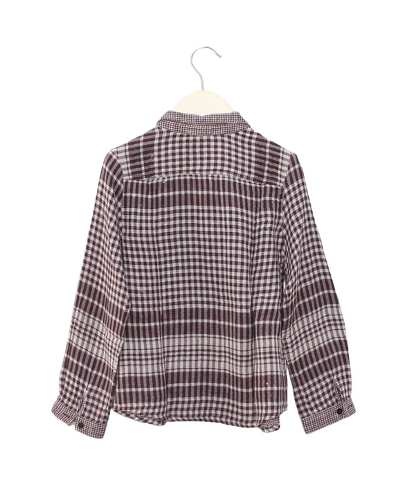 A Purple Shirts from Bonpoint in size 8Y for girl. (Back View)