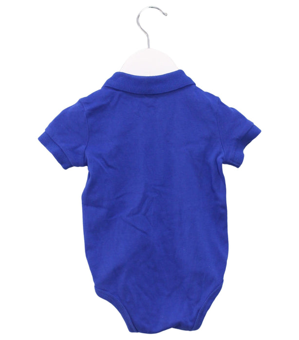 A Blue Short Sleeve Bodysuits from Ralph Lauren in size 3-6M for boy. (Back View)