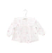 A White Long Sleeve Tops from Tartine et Chocolat in size 6-12M for girl. (Front View)