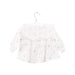 A White Long Sleeve Tops from Tartine et Chocolat in size 6-12M for girl. (Back View)