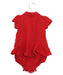 A Red Short Sleeve Bodysuits from Ralph Lauren in size 3-6M for girl. (Back View)