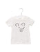 A White Short Sleeve T Shirts from Seed in size 0-3M for girl. (Front View)