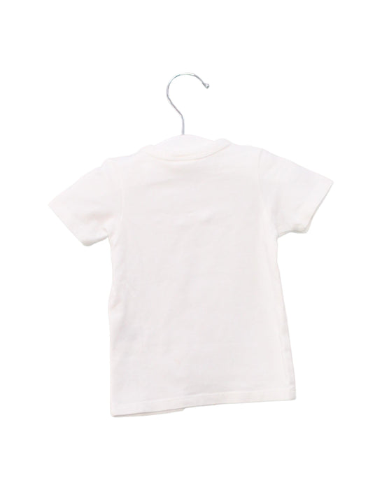 A White Short Sleeve T Shirts from Seed in size 0-3M for girl. (Back View)