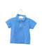 A Blue Short Sleeve Polos from Lacoste in size 6-12M for boy. (Front View)