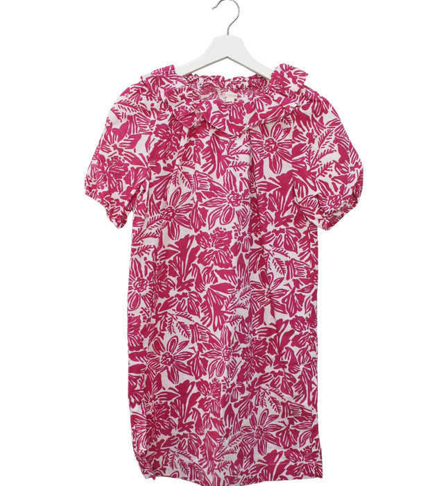 A Pink Short Sleeve Dresses from Crewcuts in size 14Y for girl. (Front View)