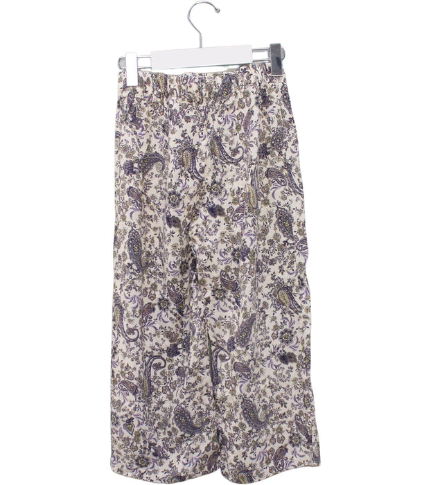 A Purple Casual Pants from IKKS in size 7Y for girl. (Back View)