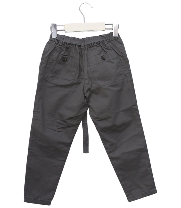 A Grey Casual Pants from Bonpoint in size 4T for girl. (Back View)