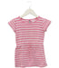 A Pink Short Sleeve Tops from Seed in size 7Y for girl. (Front View)