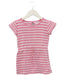 A Pink Short Sleeve Tops from Seed in size 7Y for girl. (Front View)