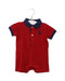 A Red Short Sleeve Rompers from Ralph Lauren in size 3-6M for boy. (Front View)