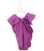 A Purple Sleeveless Bodysuits from Velveteen in size 0-3M for girl. (Front View)