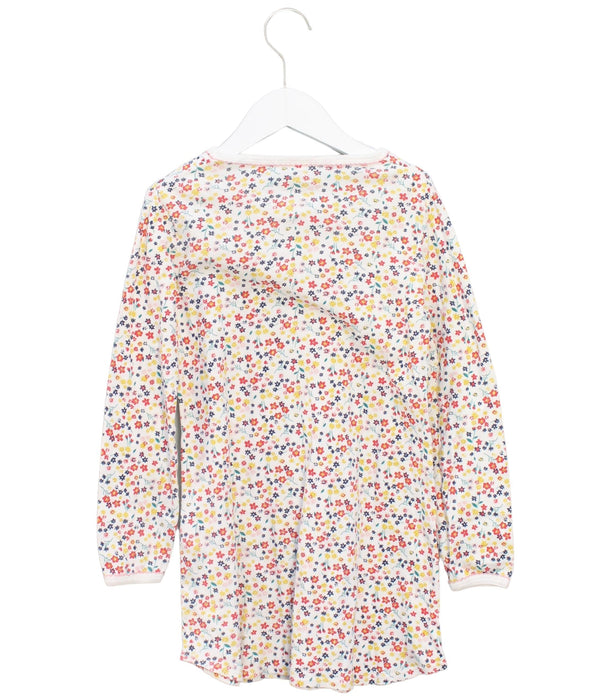 A Multicolour Long Sleeve Dresses from Petit Bateau in size 8Y for girl. (Back View)