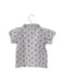 A Grey Short Sleeve Polos from Seed in size 6-12M for boy. (Back View)
