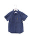 A Blue Shirts from Burberry in size 4T for boy. (Front View)