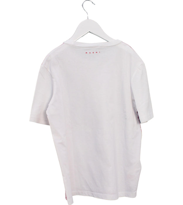 A Pink Short Sleeve T Shirts from Marni in size 10Y for girl. (Back View)