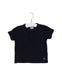 A Black Short Sleeve Tops from Petit Bateau in size 6-12M for boy. (Front View)