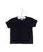 A Black Short Sleeve Tops from Petit Bateau in size 6-12M for boy. (Front View)