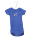 A Blue Short Sleeve Bodysuits from Petit Bateau in size 0-3M for boy. (Front View)