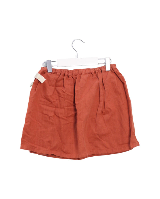 A Orange Short Skirts from Emile et Ida in size 8Y for girl. (Back View)