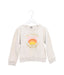 A Taupe Sweatshirts from Bonton in size 6T for girl. (Front View)