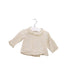 A White Long Sleeve Tops from Bonpoint in size 0-3M for girl. (Front View)