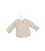 A White Long Sleeve Tops from Bonpoint in size 0-3M for girl. (Back View)