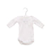 A White Long Sleeve Bodysuits from Petit Bateau in size 0-3M for girl. (Front View)