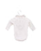 A White Long Sleeve Bodysuits from Bout'Chou in size 0-3M for girl. (Back View)