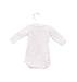 A White Long Sleeve Bodysuits from Petit Bateau in size 0-3M for girl. (Back View)