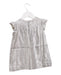 A Grey Short Sleeve Dresses from Bonpoint in size 12-18M for girl. (Back View)