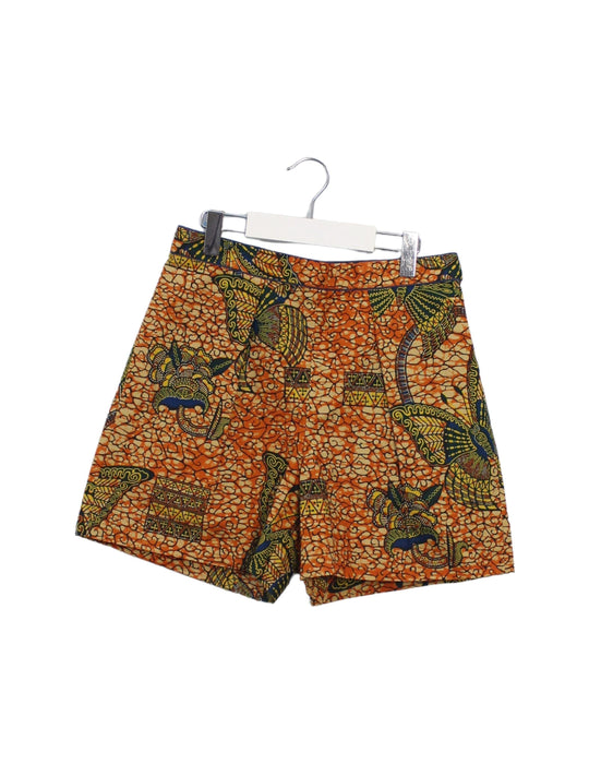 A Orange Shorts from Bonpoint in size 12Y for girl. (Front View)