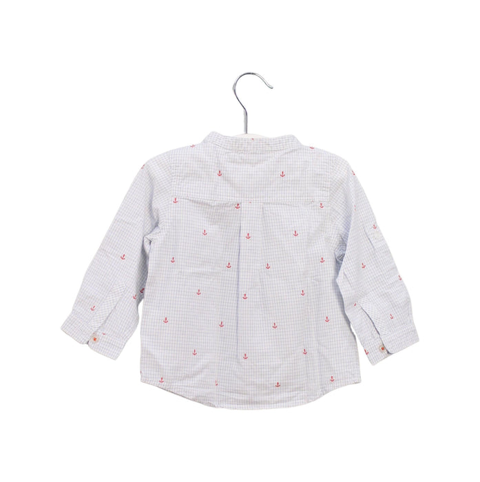 A Blue Long Sleeve Tops from Jacadi in size 6-12M for boy. (Back View)
