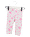 A Pink Leggings from Seed in size 3-6M for girl. (Front View)
