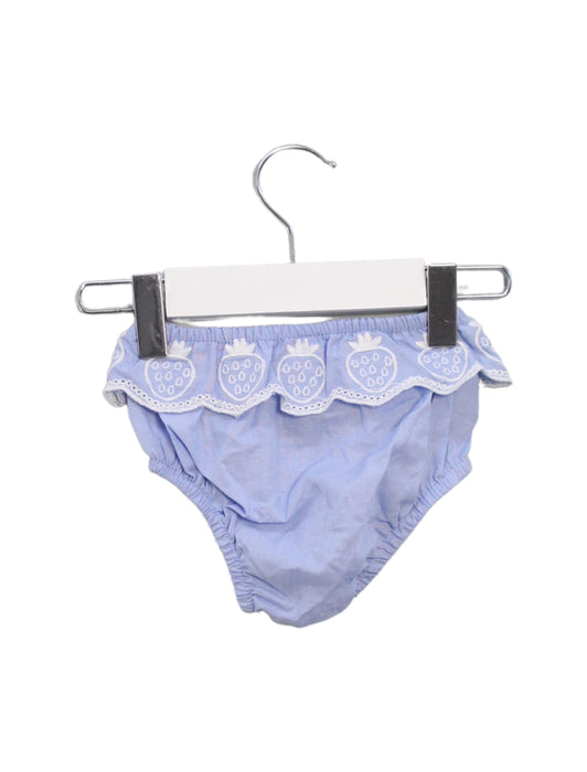 A Blue Bloomers from Seed in size 0-3M for girl. (Back View)