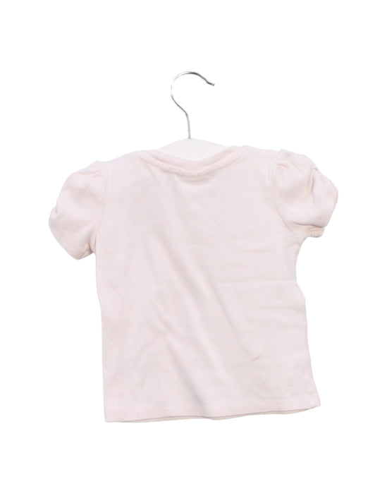 A Pink Short Sleeve T Shirts from Seed in size 6-12M for girl. (Back View)