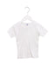 A White Short Sleeve T Shirts from Petit Bateau in size 5T for boy. (Front View)