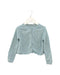 A Green Cardigans from Il Gufo in size 5T for girl. (Front View)