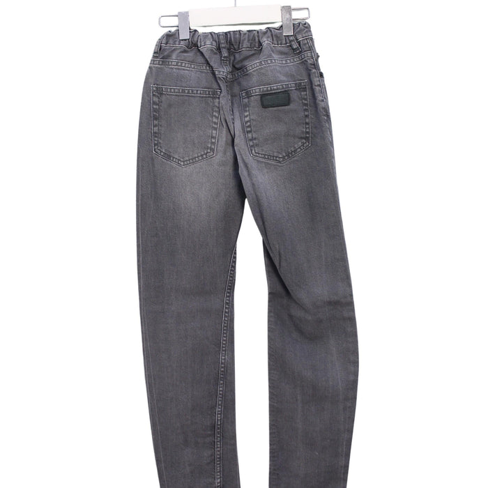 A Grey Jeans from Finger in the Nose in size 10Y for boy. (Back View)