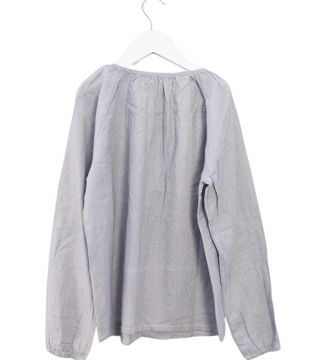 A Grey Long Sleeve Tops from IKKS in size 12Y for girl. (Back View)