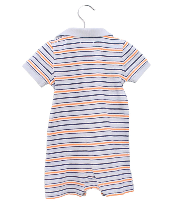 A Blue Short Sleeve Rompers from Ralph Lauren in size 6-12M for boy. (Back View)